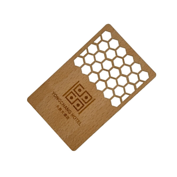 RFID Wooden Hotel Door Key Card