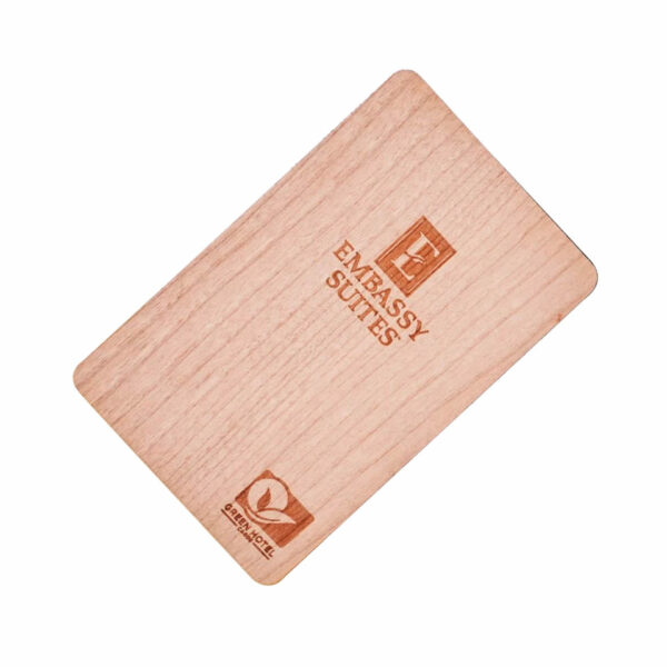 RFID Wooden Hotel Access Card